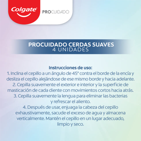 CEPILLO DENTAL PROCUIDADO (TWGC ) FH S 4PK LATAMx48