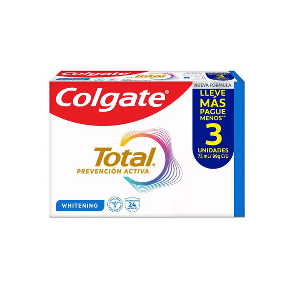 CREMA COLGATE 3U 225ML TOTAL WHITENING