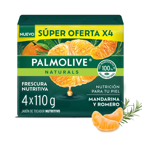 JABON PALMOLIVE 4U 440G MANDARINA/ROMERO