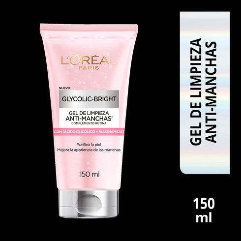 GEL LOREAL 150ML GLYCOLIC BRIGHT CLEANSIN
