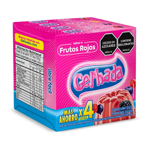 GELATINA GELHADA 140G PREPACK SURTIDA