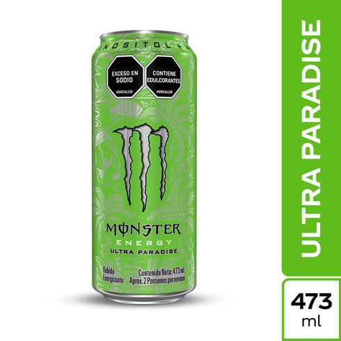 bebida monster 473ml energizante paradis