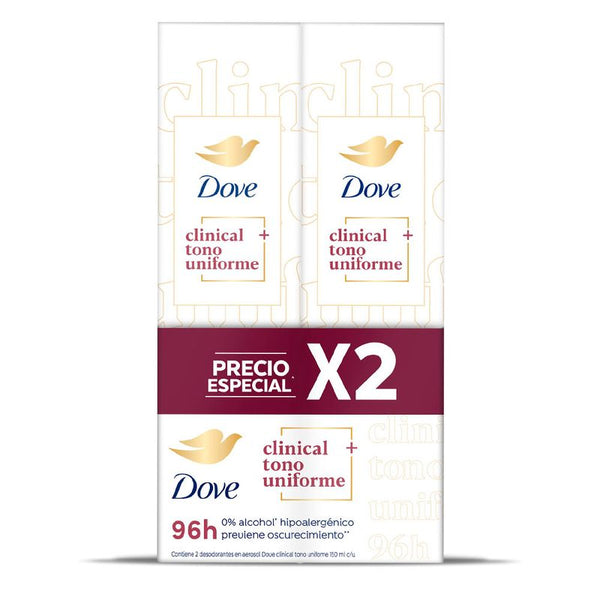 DESOD DOVE 2U 300ML AEROS CLINICAL TONO