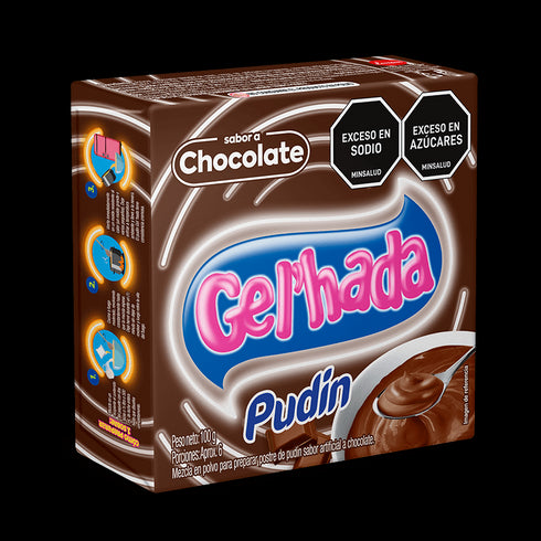 PUDIN GELHADA 100G CHOCOLATE