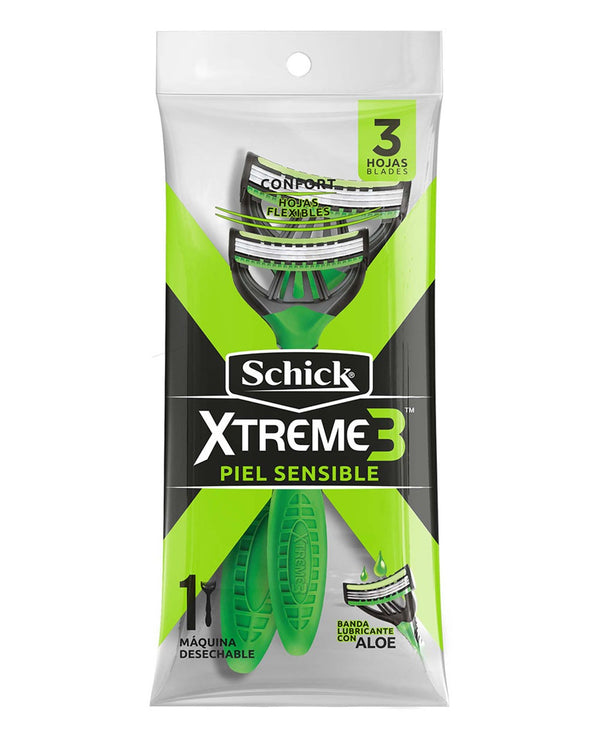 MAQUINA SCHICK XTREME PIEL SENSIBLE
