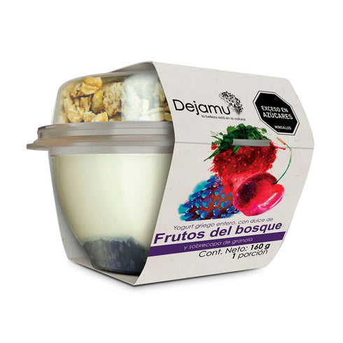 YOGURT GRIEGO DEJAMU 160G FRUTOS BOSQUE
