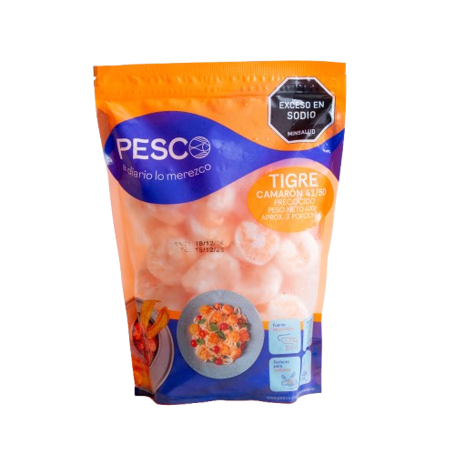 CAMARON TIGRE PESCO 400G PRECOCIDO