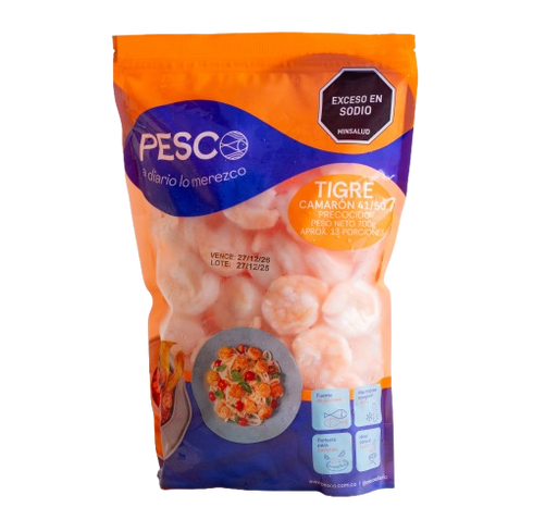CAMARON TIGRE PESCO 700G PRECOCIDO