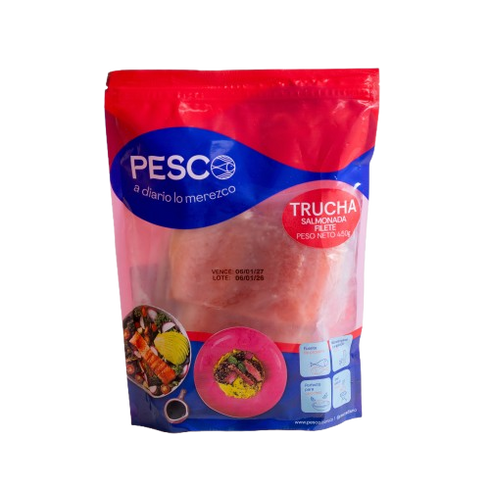 FILETE TRUCHA PESCO 450G SALMONADA