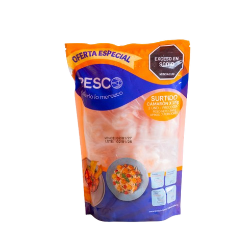 CAMARON PESCO 2U 340G SURTIDO