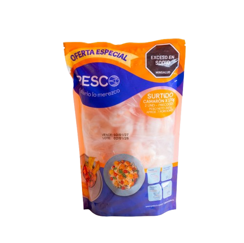 CAMARON PESCO 2U 340G SURTIDO