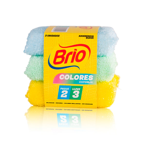 ESPONJA BRIO COLORES PAGUE 2 LLEVE 3
