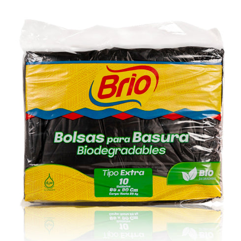 BOLSA BASURA BRIO 10U 65X80 EXTRA