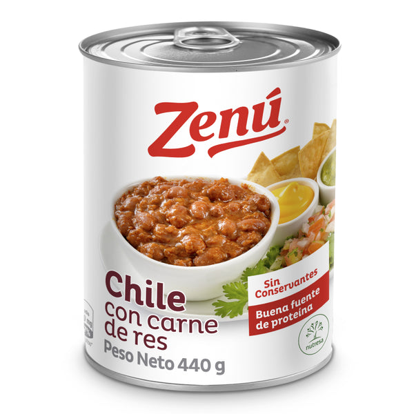 CHILI C/CARNE ZENU 440G