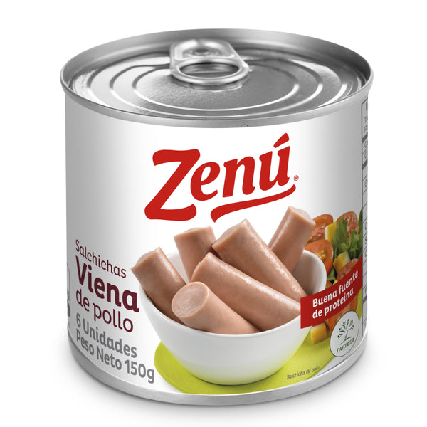 SALCHICHA VIENA POLLO ZENU 150G