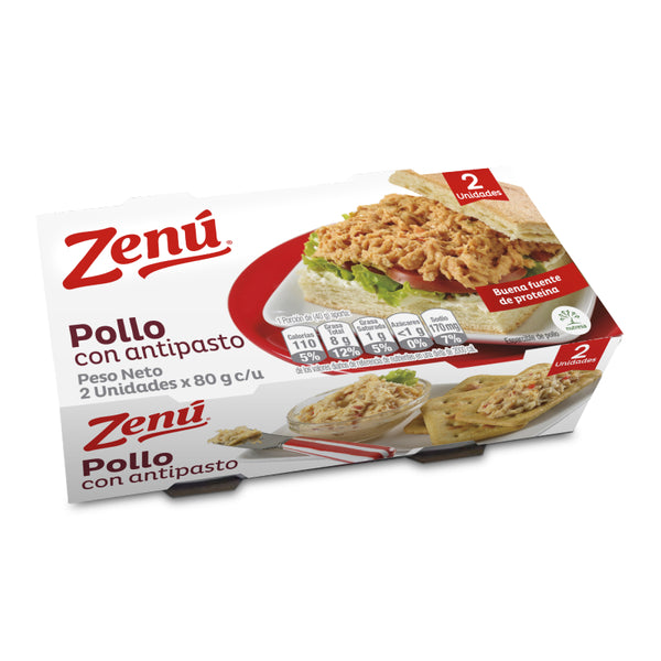 POLLO ZENU 2U 160G ANTIPASTO