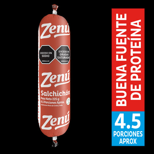 SALCHICHON ZENU 225G TRADICIONAL