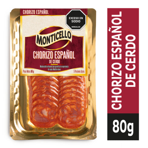 CHORIZO ESPANOL MONTICELLO 80G