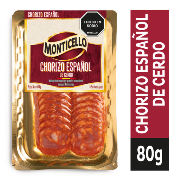 CHORIZO ESPANOL MONTICELLO 80G