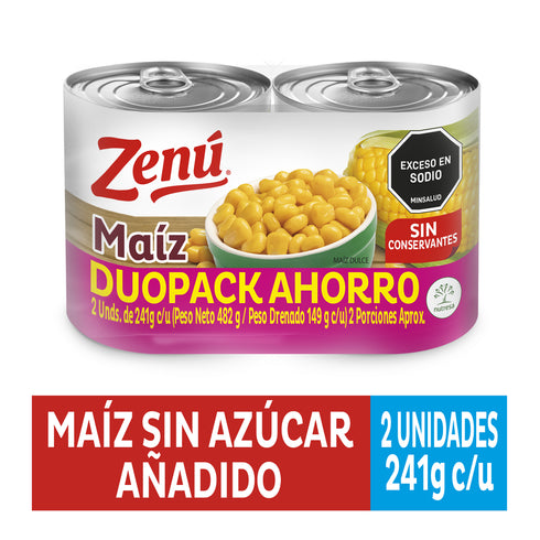 MAIZ DULCE ZENU 241G 2U