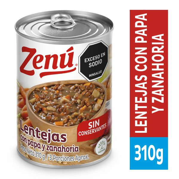 LENTEJAS ZENU 310G