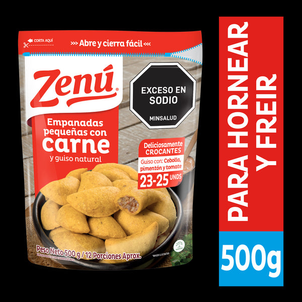 EMPANADA ZENU 500G CARNE