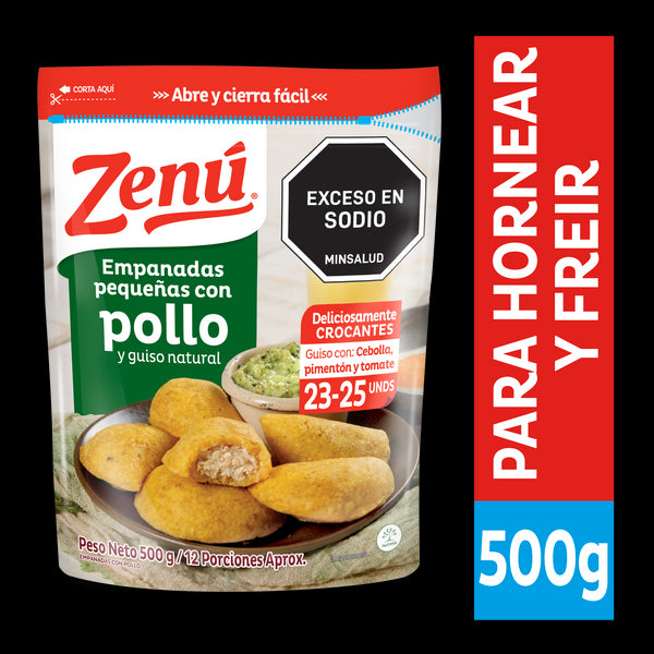EMPANADA ZENU 500G POLLO