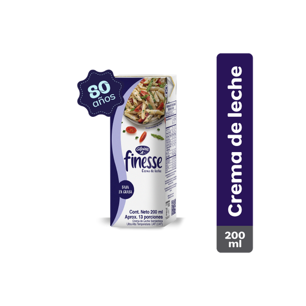 CREMA LECHE ALPINA FINESSE 200G