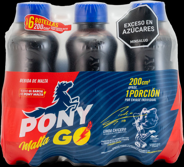 PONY MALTA 6U 200ML PET GO
