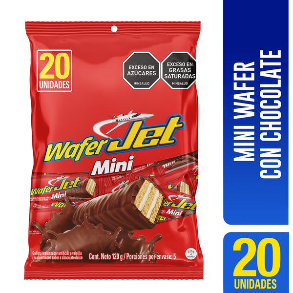 CHOCOLATINA JET WAFER 20U 120G MINI