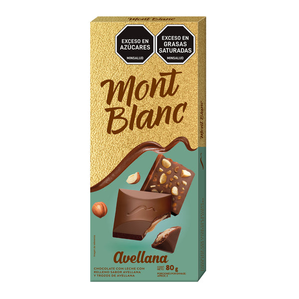 CHOCOLATINA MONTBLANC 80G AVELLANAS
