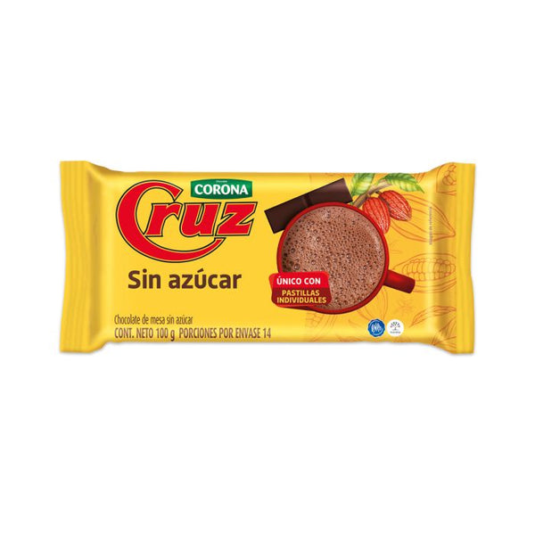 CHOCOLATE CRUZ 100G CLASICO PASTILLA