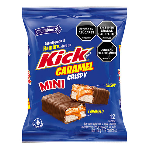 CHOCOLATINA KICK 12G CARAMELO CRISPY