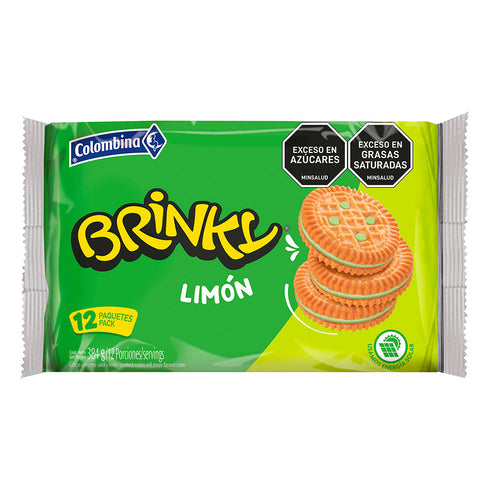 GALLETA BRINKY COLOMBINA 384G LIMON