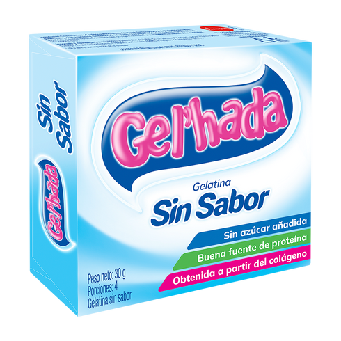 GELATINA GELHADA 30G S/SABOR
