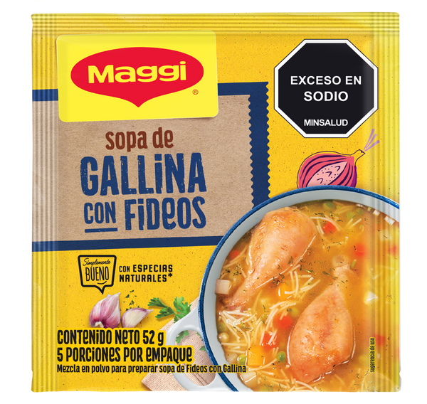 SOPA MAGGI 65G GALLINA CON FIDEOS