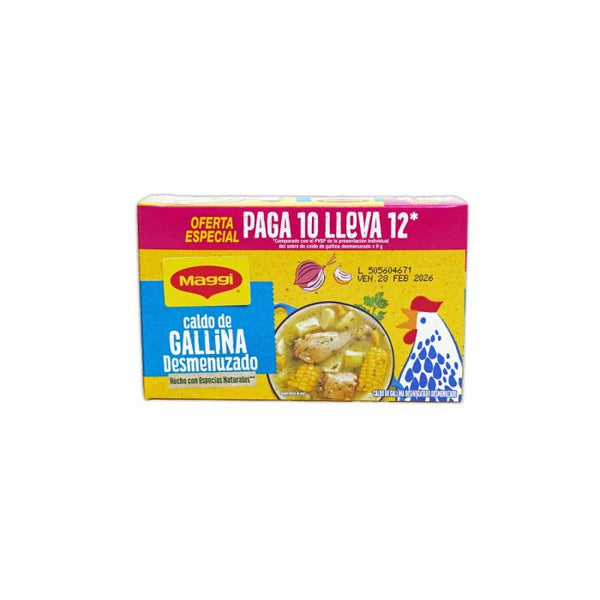 CALDO MAGGI PAG 10 LLVE 12 108G ESPECIAS