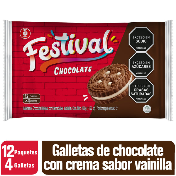 GALLETA FESTIVAL 403G CHOCOLATE