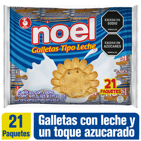 GALLETA TIPO LECHE 21U BOLSA