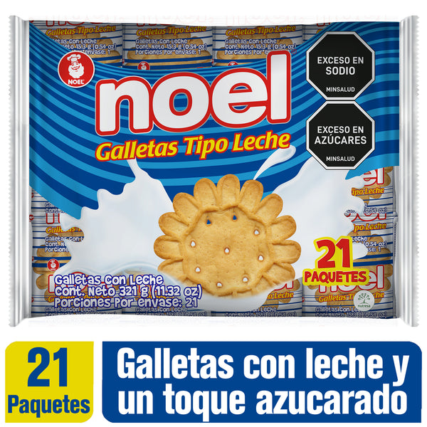 GALLETA TIPO LECHE 21U BOLSA