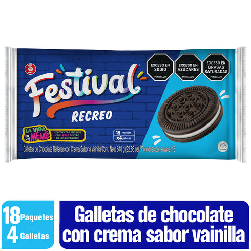 GALLETA FESTIVAL 648G RECREO