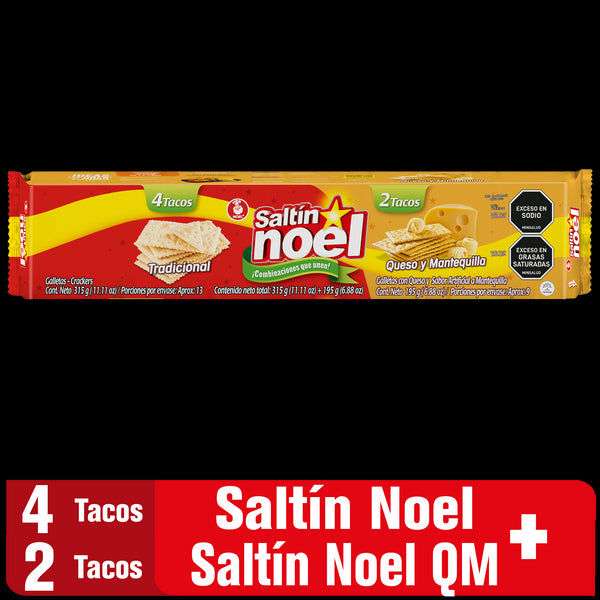 GALLETA SALTIN NOEL 4TAC + 2TAC Q/MANTE