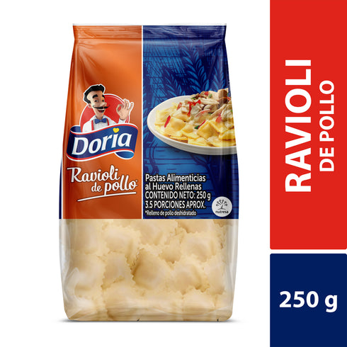 PASTA DORIA 250G RAVIOLI POLLO