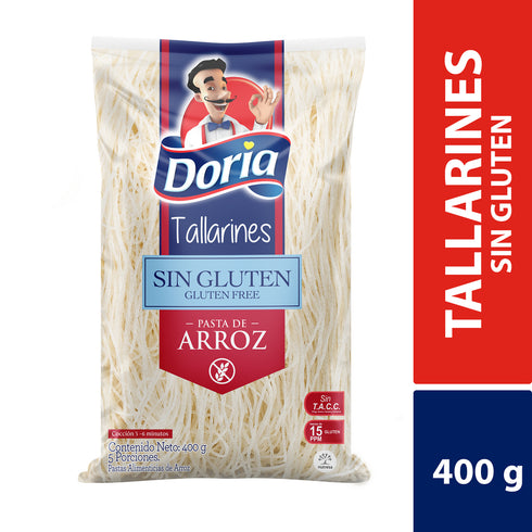 PASTA DORIA 400G TALLARIN SIN GLUTEN