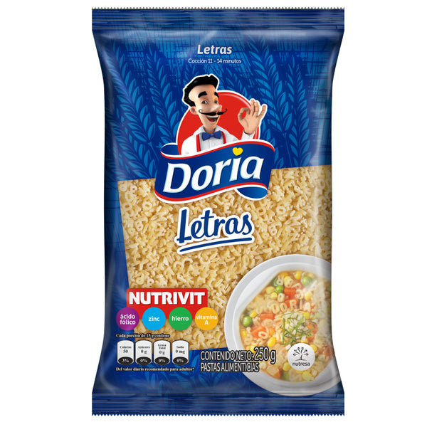 PASTA DORIA 250G LETRA