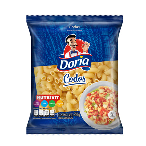 PASTA DORIA 250G CODOS