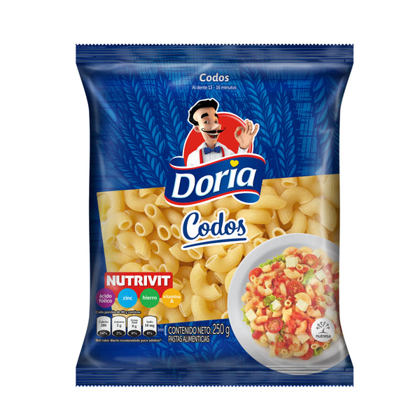PASTA DORIA 250G CODOS