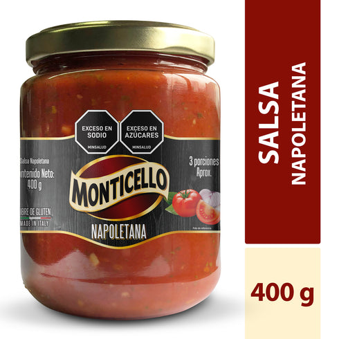 SALSA PASTA MONTICELLO 400G NAPOLETANA