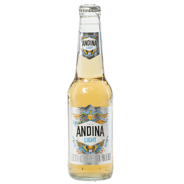 CERVEZA ANDINA LIGHT 300ML BOTELLA