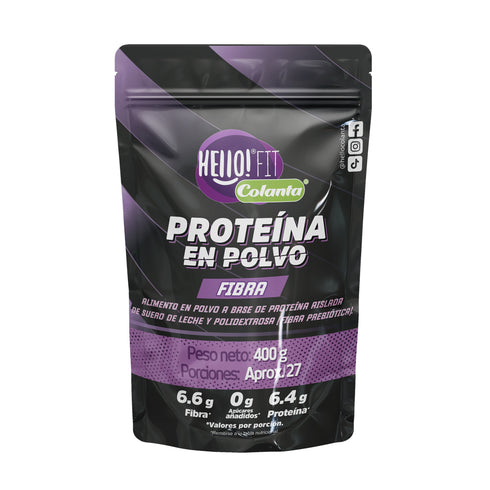 PROTEINA HELLO FIT COLANTA 400G FIBRA
